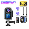Magnetic Pocket Action Camera | Dual Screens & Mounting Kit | Braviixx