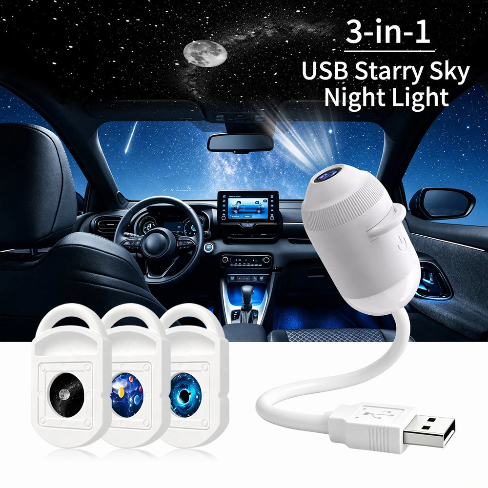 Flexible Galaxy Projector Night Light with Films | Braviixx