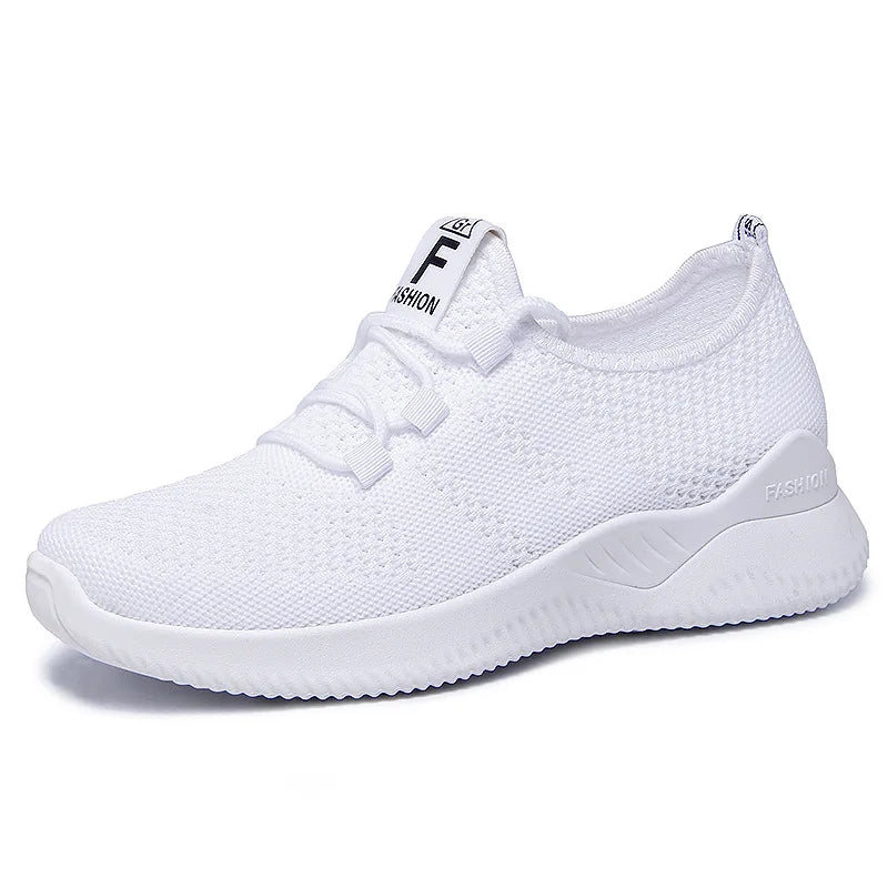 Women's Breathable Mesh Lace-Up Casual Sneakers | Lightweight | 4 Colors | EU 35–42