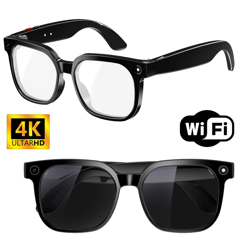 800W AI Camera Smart Glasses with Translation & Bluetooth Calling | Braviixx
