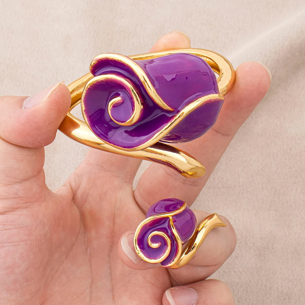 Flower Bracelet & Ring Set | Braviixx
