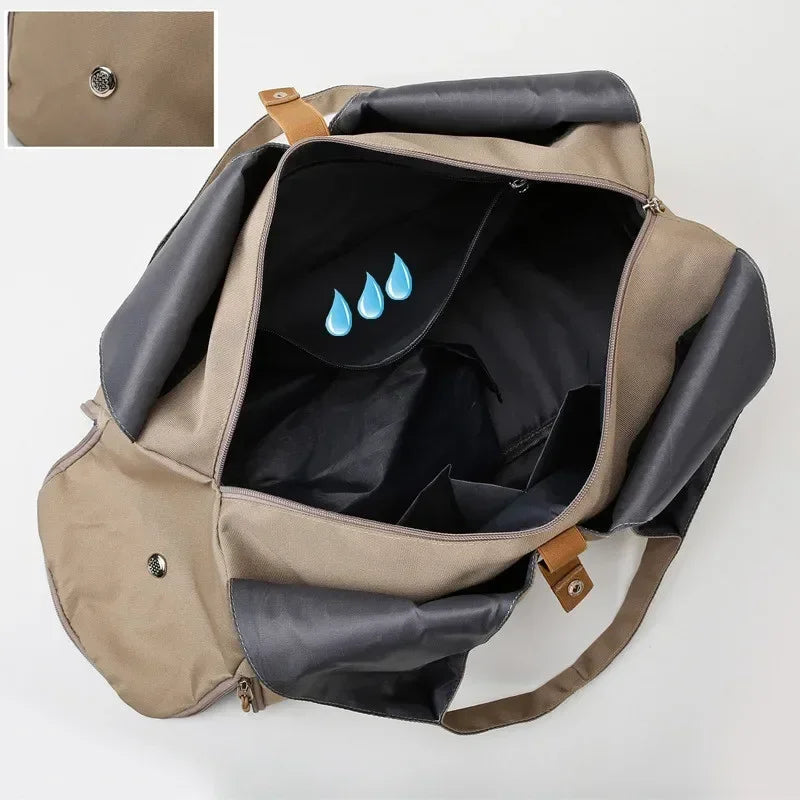 Women's Yoga & Gym Tote Bag | Shoe & Wet Compartments | Braviixx