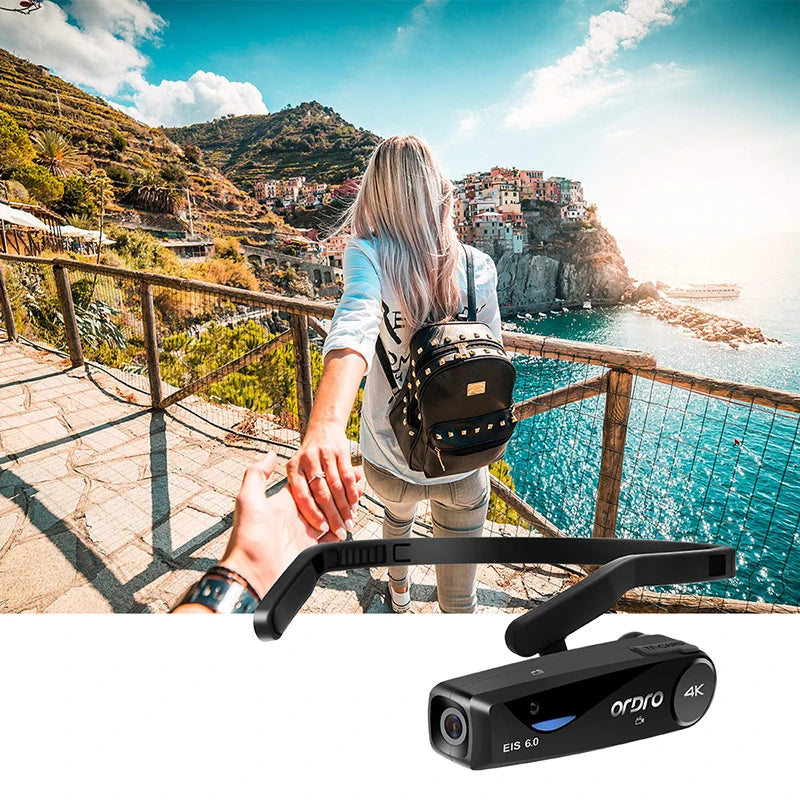 EP6 Plus Head-Worn Camera | 4K Video, Remote & Storage Bag | Braviixx
