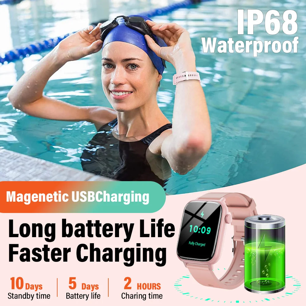 1.83" Bluetooth Calling Smart Watch with Health & Sleep Monitoring | Braviixx