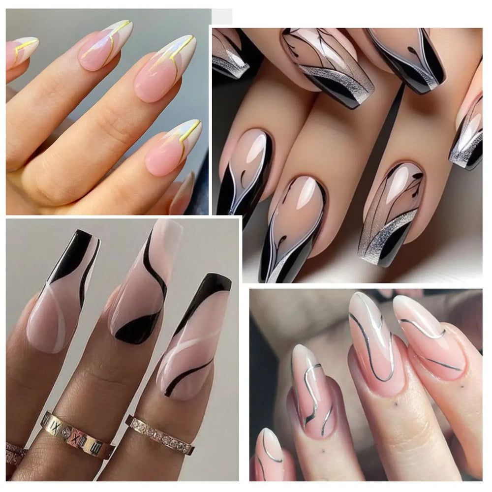 4-Color Nail Liner Gel Kit, 5ml Each | Braviixx
