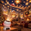 Christmas Projection Night Light | USB-Powered Indoor Decor | Braviixx