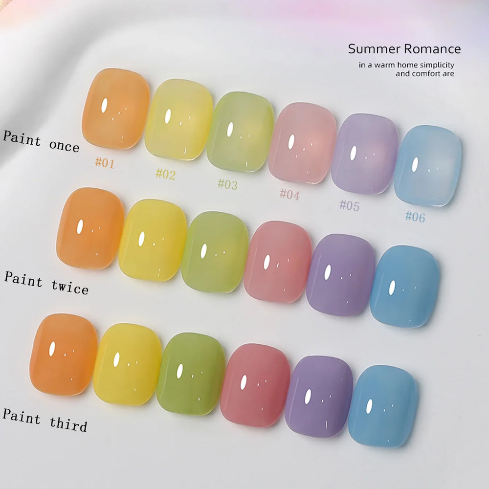 Sea Blue Series UV/LED Gel Nail Polish | 13 Color Sets | Braviixx