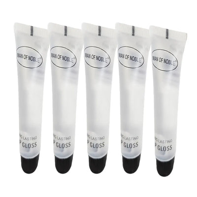 IMAN OF NOBLE 6-Piece Long Lasting Clear Lip Gloss Set | Non-Sticky, Hydrating, Glossy Finish