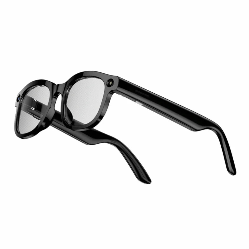 AI Smart Glasses with 8MP Camera | Real-Time Translation, 1080p Video Recording, Bluetooth Music & Anti-Blue Light | Braviixx