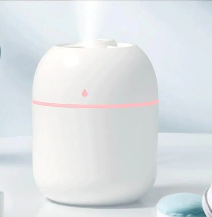 Mini USB Humidifier | 250 ml Tank & LED Colour Light | Braviixx