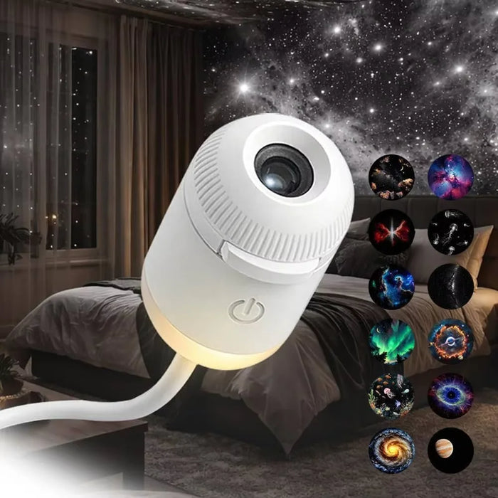 Mini Galaxy Star Projector with Interchangeable Films | Braviixx
