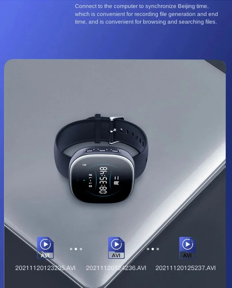 V12 Camera Watch | Full HD Video & Voice Recorder | Braviixx