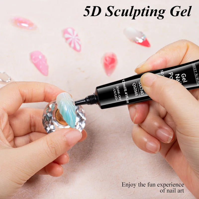 5D 3D Sculpting Nail Art Gel | 1, 2 or 3-Piece Options | Braviixx
