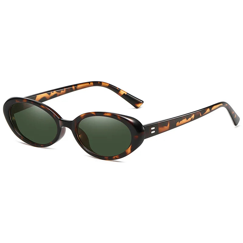 Women's Small Oval Retro Sunglasses | UV400 · Gradient Lens · Vintage Cat Eye | 7 Colours | Braviixx