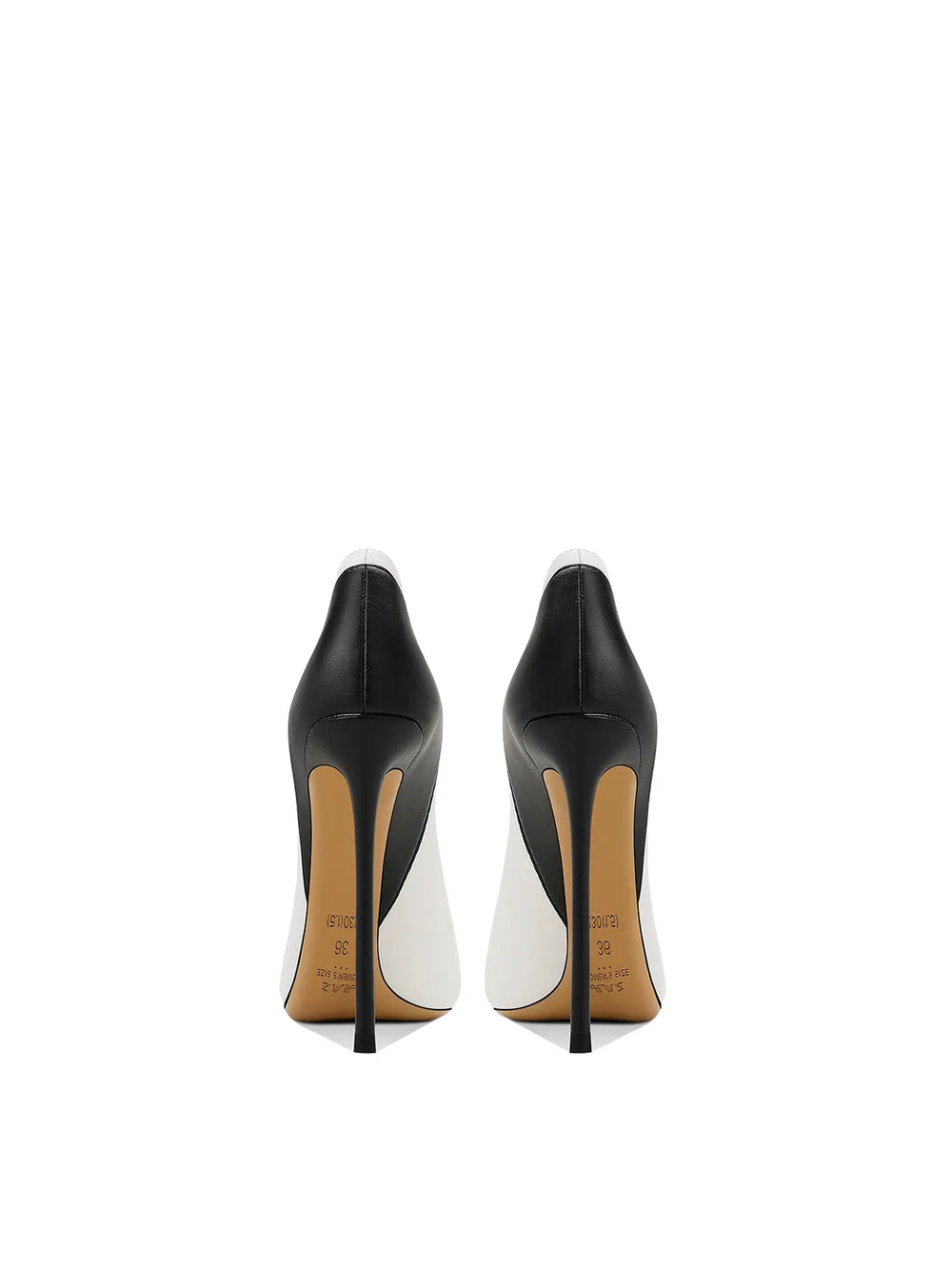 Women's Two-Tone Pointed-Toe Pumps | Stiletto Heel | Braviixx