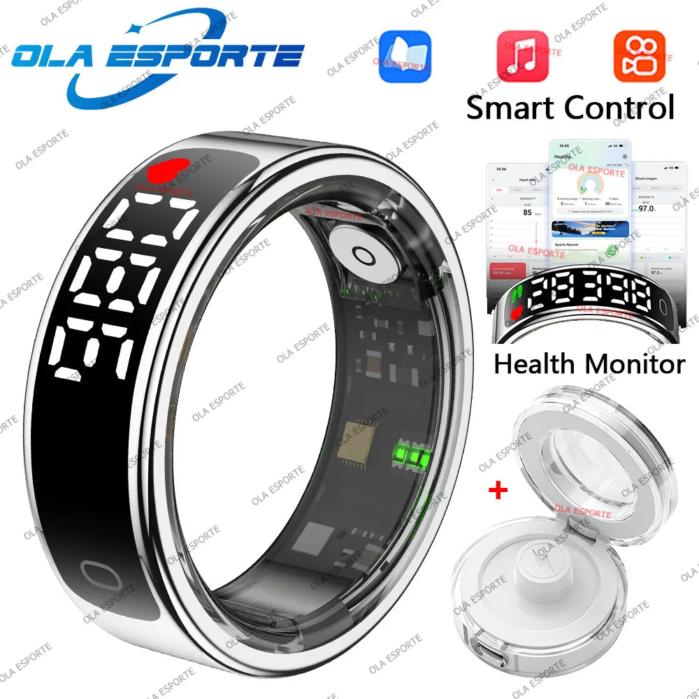 Touch-Display Smart Ring with Activity & Sleep Tracking | Braviixx