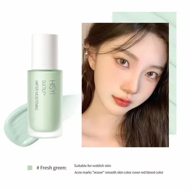 Three-color primer, primer primer, moisturizing, concealer, facial primer, brightening, correcting skin tone