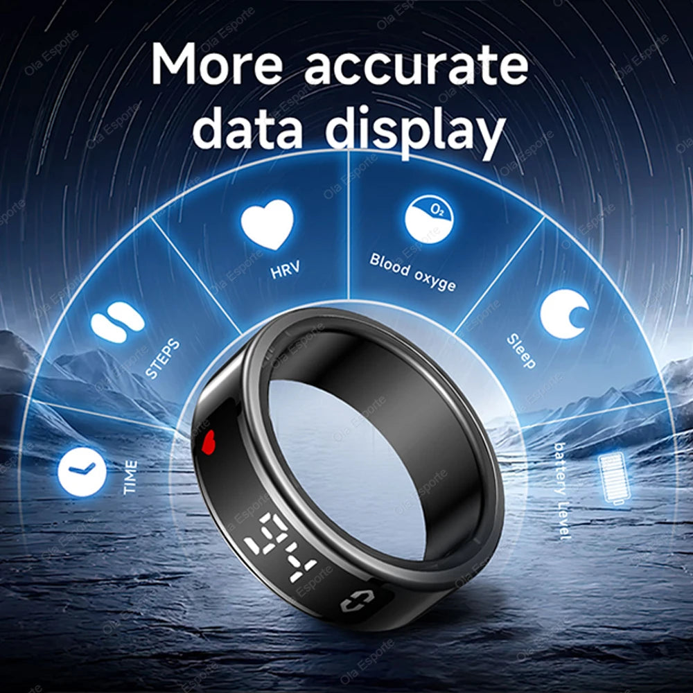 R12 Touch-Display Smart Ring with Wellness Tracking | Braviixx