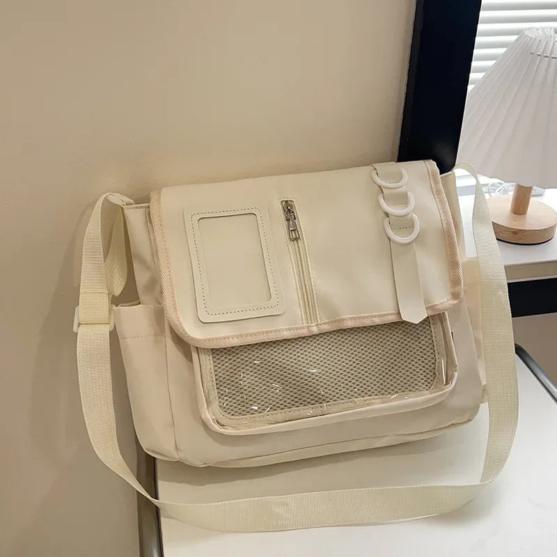 Ita Display Crossbody Bag | Clear Window & Adjustable Strap | Braviixx