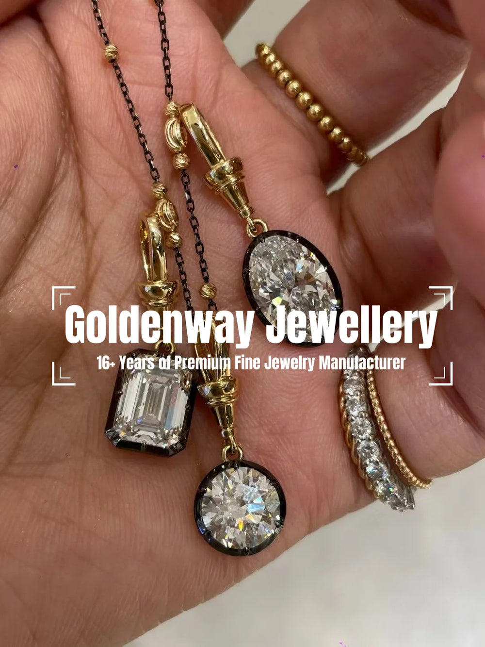 Geometric Zircon Pendant Necklace | Braviixx