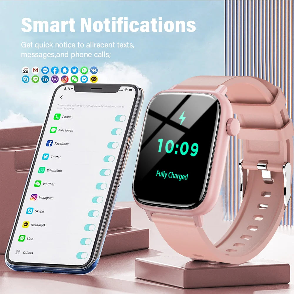 1.83" Bluetooth Calling Smart Watch with Health & Sleep Monitoring | Braviixx