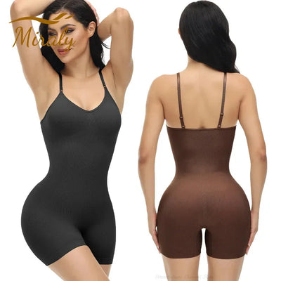 Women's Mid-Thigh Shapewear Bodysuit | Braviixx