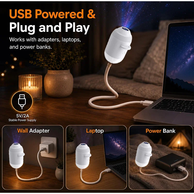 Adjustable Starry Sky Galaxy Projector Light | Braviixx
