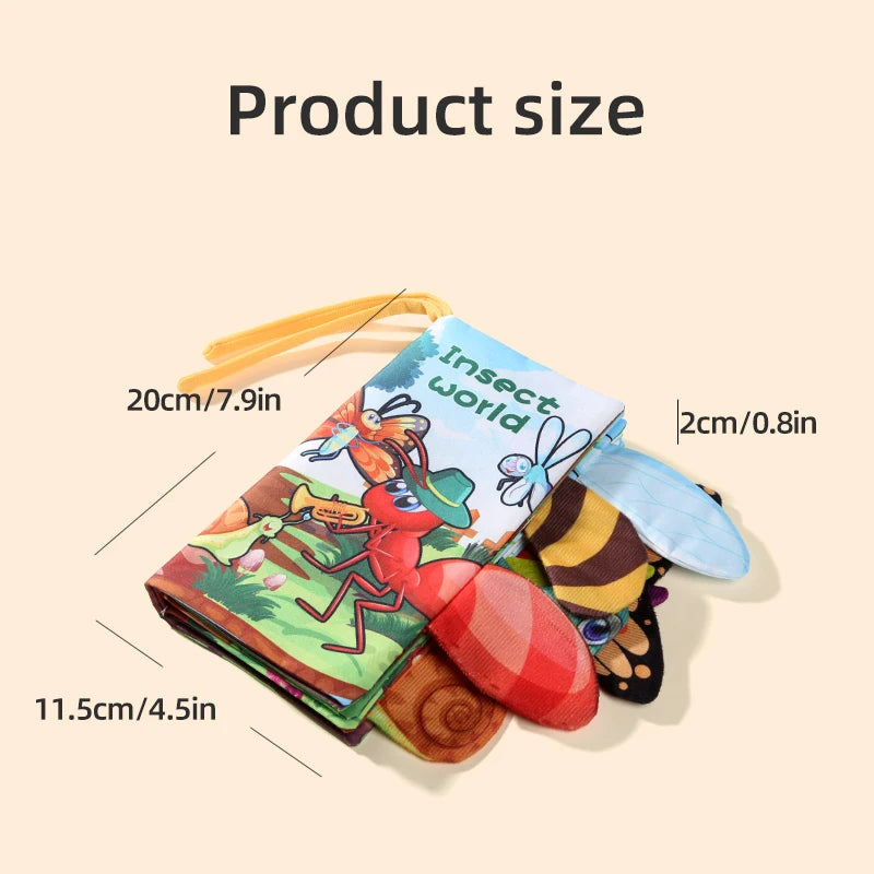 Baby Cloth Activity Book – 7 Theme Choices | Braviixx