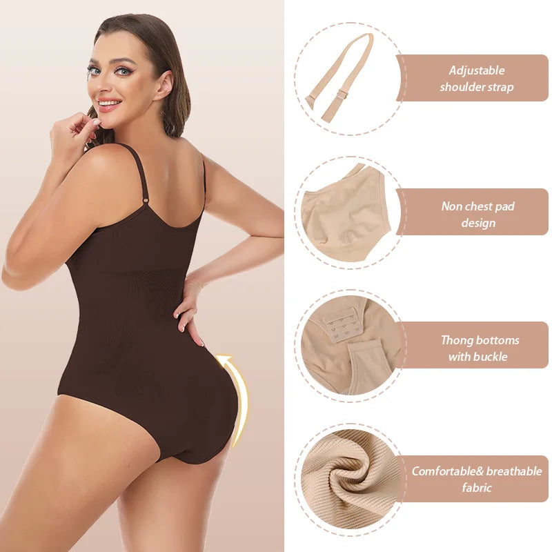 Women's Seamless Shapewear Bodysuit | Braviixx
