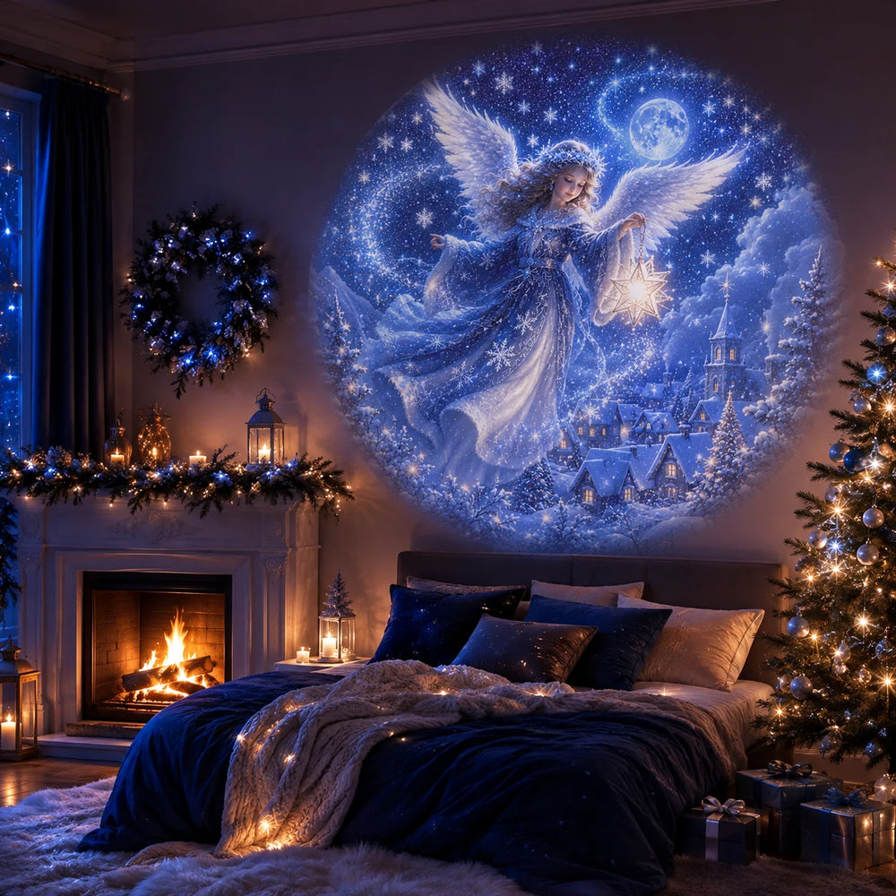 Christmas Projection Light | 8 Patterns & USB Power | Braviixx