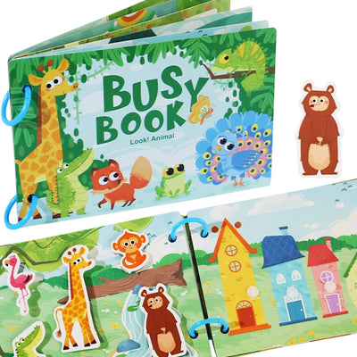 Kids' Reusable Sticker Quiet Book | Braviixx