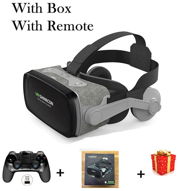 Smartphone VR Headset | Adjustable Lenses & Remote Bundles | Braviixx