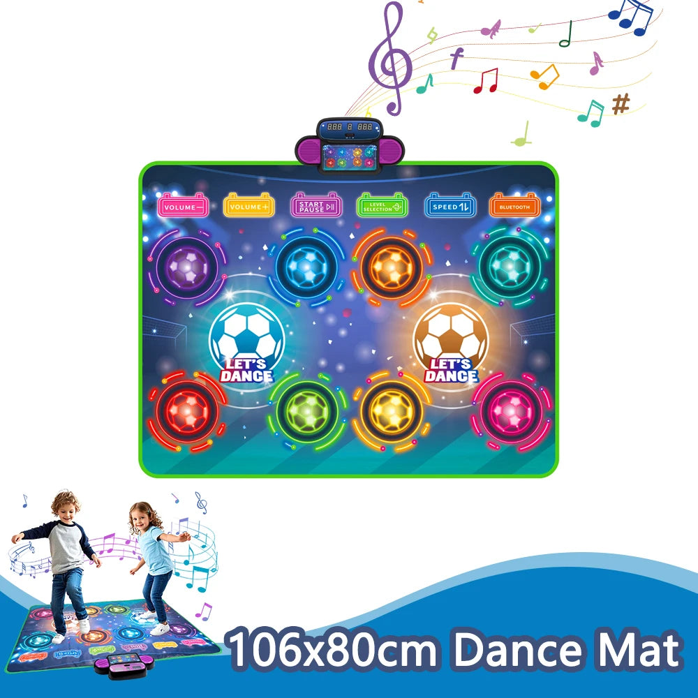 Electronic Dance Mat | Dual-Player Music Game | Braviixx