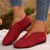 Women's Slip-On Flat Loafers – Round Toe Slip-On Soft Sole | 5 Colors | EU 36–43
