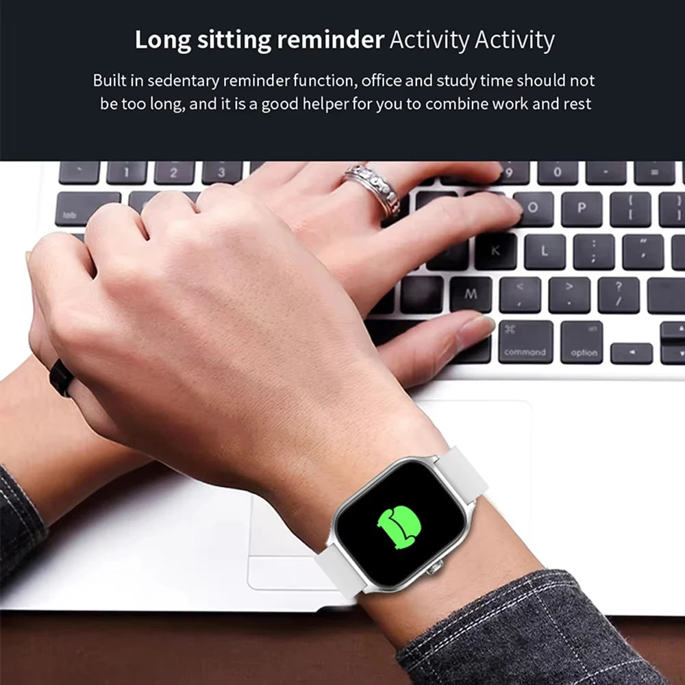 2.01" Bluetooth Smart Watch with Blood Oxygen & Pressure Monitoring | Braviixx