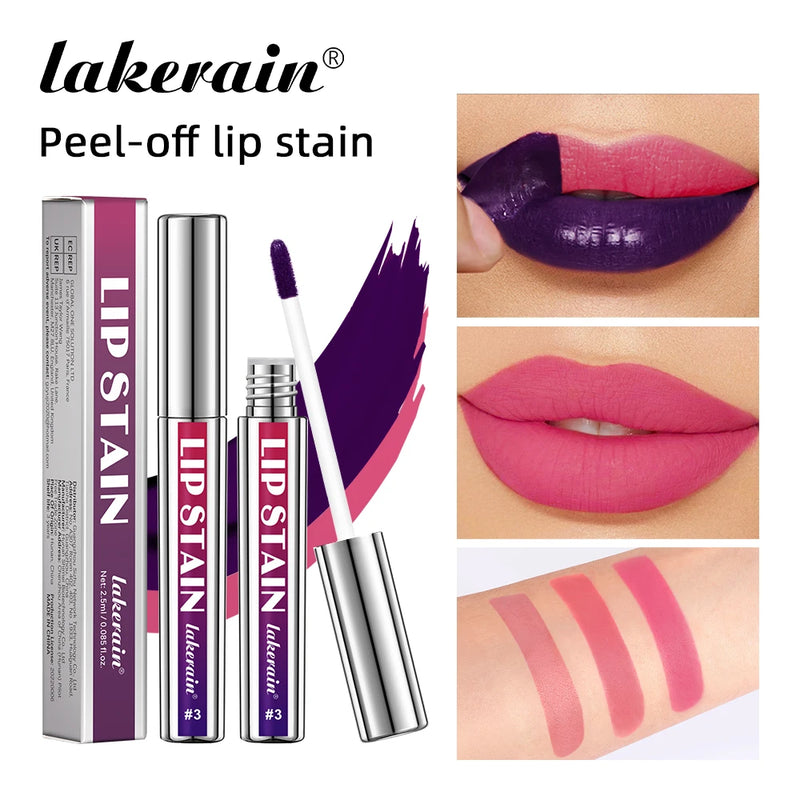 Peel Off Lip Stain | Long-Lasting, Waterproof & Transfer-Proof | 3 Shades | Braviixx