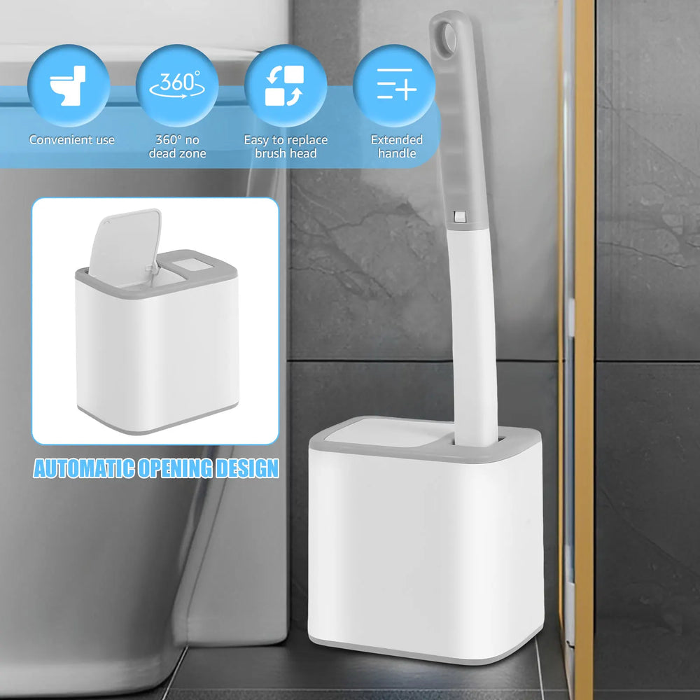 Disposable-Head Toilet Cleaning Brush | Braviixx