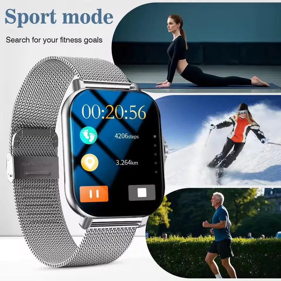 5ATM Bluetooth Calling Smart Watch with Sports Mode & Custom Dials | Braviixx