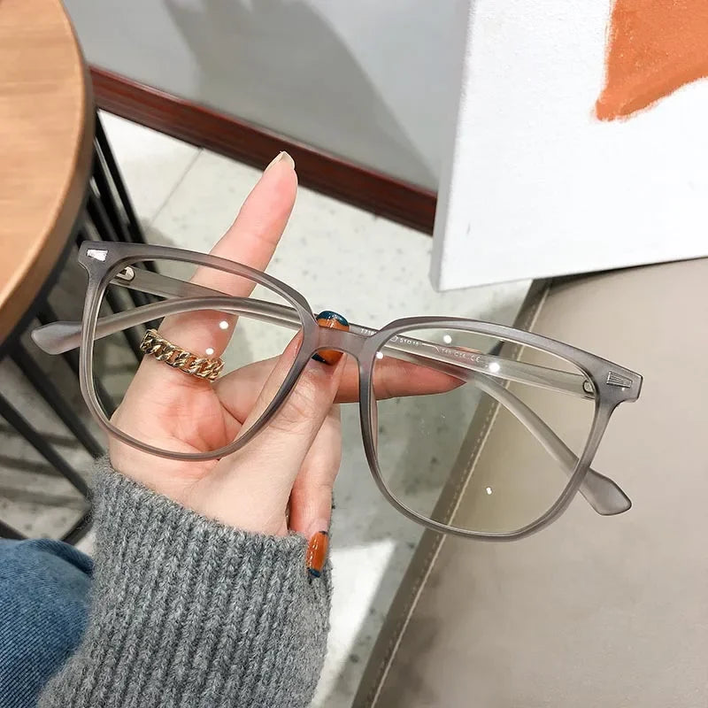 Women's Oversized Square Myopia Glasses | Blue Light Blocking · Anti-Reflective · Clear Lens | 7 Colours · 0 to -4.0 | Braviixx