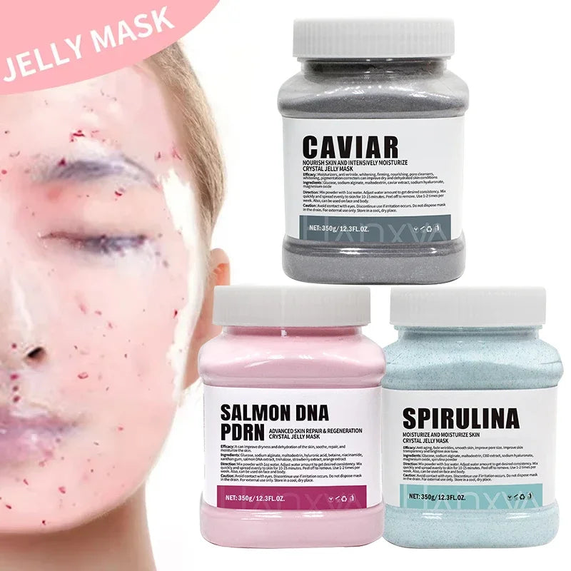 Floral-scented Moisturizing Jelly Mask Nourishes Softens Skin With Crystal Soft Mask Powder Spa-grade Skincare All Skin Type New