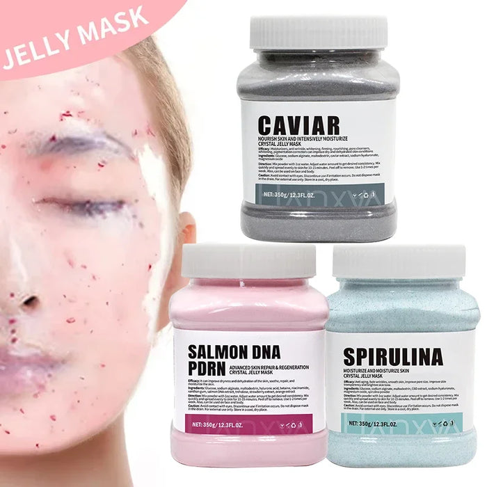 Floral-scented Moisturizing Jelly Mask Nourishes Softens Skin With Crystal Soft Mask Powder Spa-grade Skincare All Skin Type New