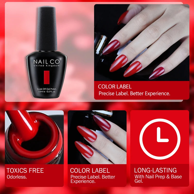 15ml UV/LED Gel Nail Polish | Shades, Base Coat & Top Coat | Braviixx