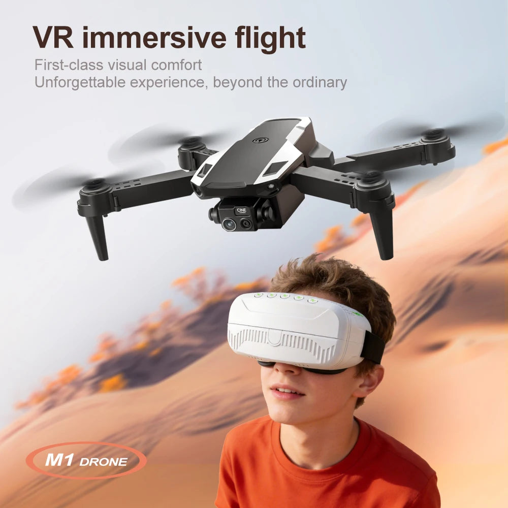 Foldable Camera Drone with FPV Goggles Option | 4K/6K/8K HD Dual Camera Quadcopter | Braviixx