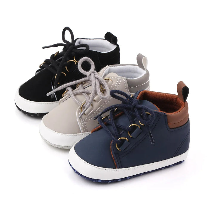 Above-Ankle Soft-Sole Baby Shoes | Braviixx