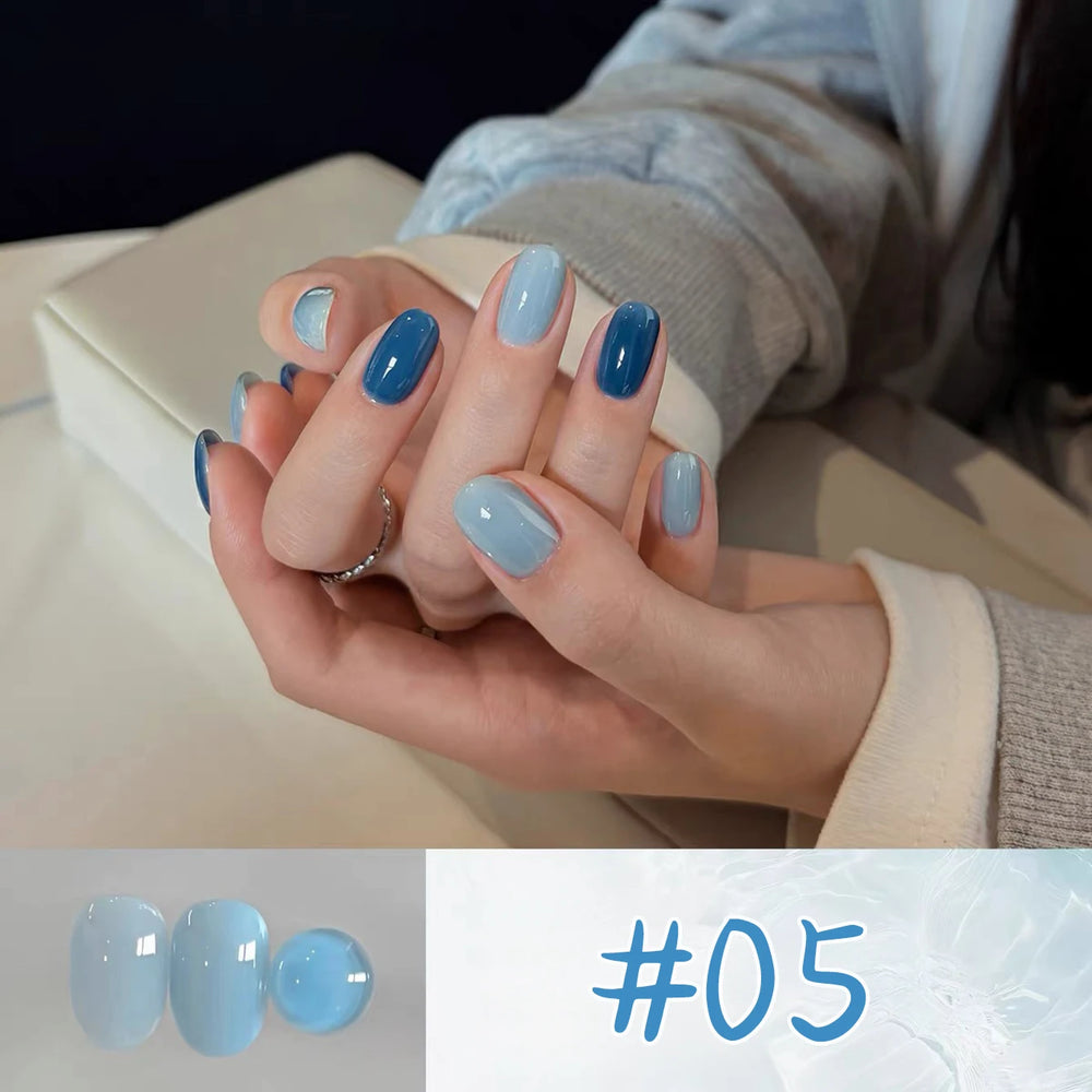 Sea Blue Series UV/LED Gel Nail Polish | 13 Color Sets | Braviixx