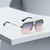 Women's Oversized Square Pilot Sunglasses | UV400 · Gradient Lens · Gold Temple | 6 Colours | Braviixx