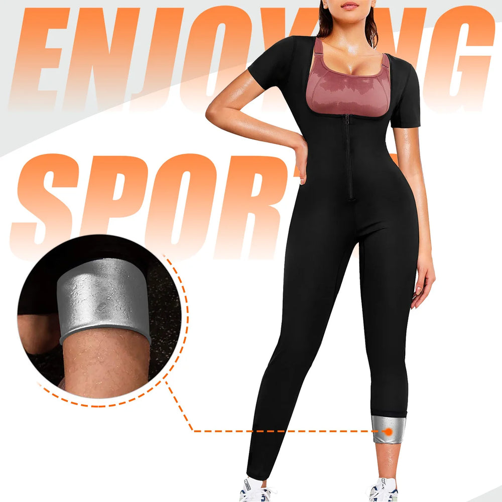 Women's Short-Sleeve Sauna Suit | Braviixx