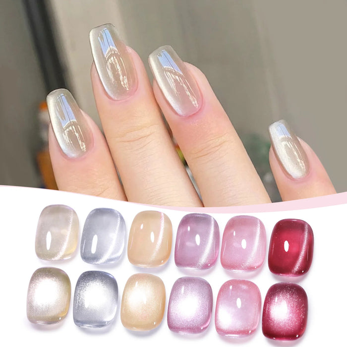 10ml Magnetic Cat-Eye Gel Nail Polish | Multi-Shade Collection | Braviixx
