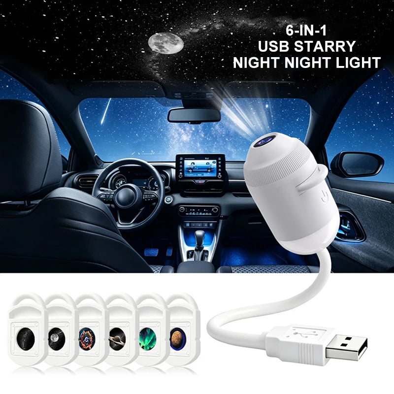 Touch-Control Galaxy & Ocean Projector Night Light | Braviixx