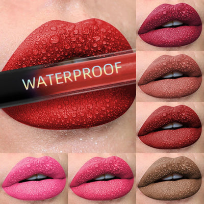 Matte Velvet Liquid Lipstick | Waterproof, Long-Lasting, 20 Bold Shades